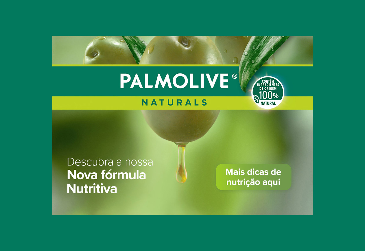 Palmolive® com ingredientes de origem natural
